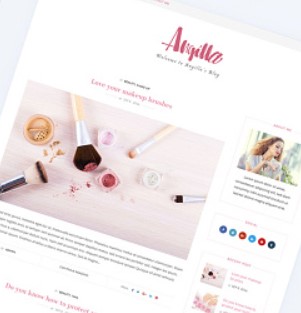 Free Angilla WordPress Blog Theme