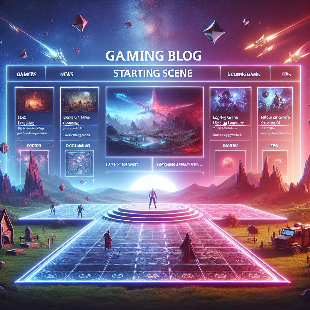 How to Start Your Own Gamer Blog: A Comprehensive Guide